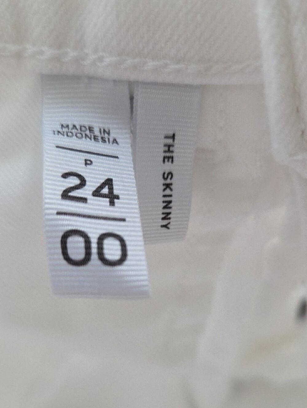 LOFT White Skinny Ankle Jeans - Picture 4 of 4